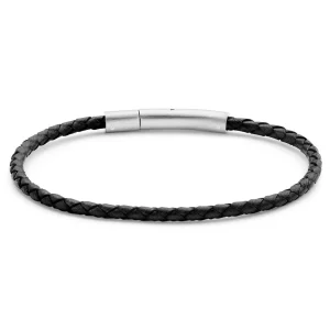 Lucleon Bracelet Collins En Cuir Noir – 3 Mm 14