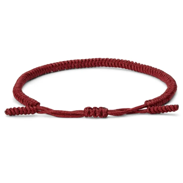 Waykins Bracelet Noeud Chanceux Rouge Whit 1