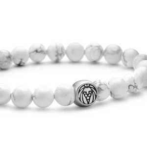 Lucleon Bracelet En Perles De Pierre Blanche 10