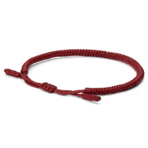 Waykins Bracelet Noeud Chanceux Rouge Whit 10