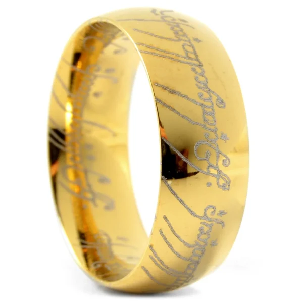 Fort Tempus Bague En Acier Couleur Or Lords 1