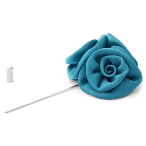 Warren Asher Boutonnière à Fleur De Rose Bleue 10