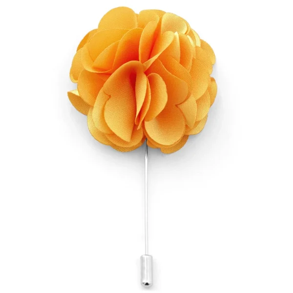 Warren Asher Boutonnière à Fleur Jaune Luxueuse 1