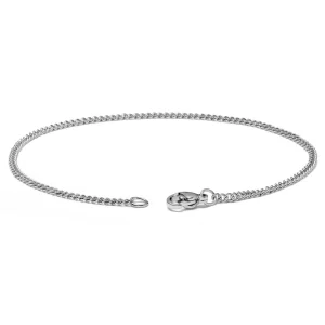 Lucleon Bracelet Chaîne à Mailles Argentées – 2 Mm 14