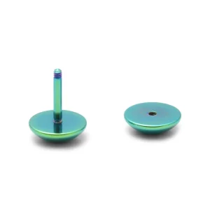 Fort Tempus Clou D’oreille Circulaire Vert 8mm 9