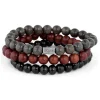 Lucleon Trio De Bracelets Miro En Perles De Bois 19