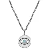 Waykins Evil Eye | Chaîne Argentée Avec Pendentif Rotatif 17