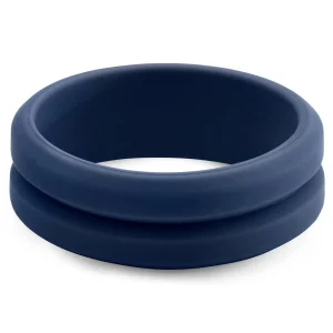 Lucleon Anneau En Silicone Bleu Marine 7