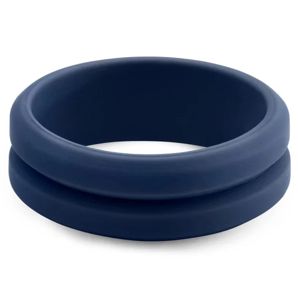 Lucleon Anneau En Silicone Bleu Marine 3