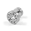 Lucleon Boucle D’oreille Stud Rond Cristal 8mm 20