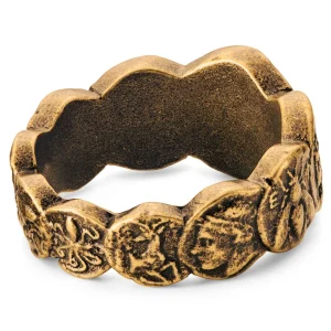 Lucleon Obelius | Bague En Métal Doré Vintage – Les Pièces De Monnaie 8