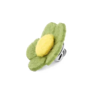 Warren Asher Broche Pour Homme à Fleur Verte Et Jaune 10