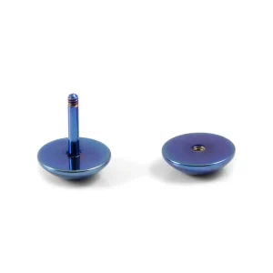 Fort Tempus Clou D’oreille Circulaire Bleu 8mm 12