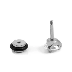 Fort Tempus Clou D’oreille Rond 6mm Avec Zircone Cubique 12