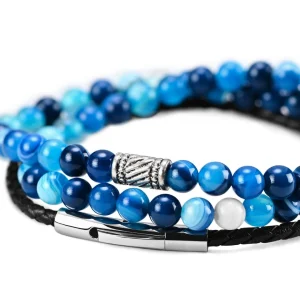 Neshraw Bracelet De Pierres Bleues Ranchi 12