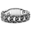 Fort Tempus Bracelet Brut En Acier De Fleur De Lis 20