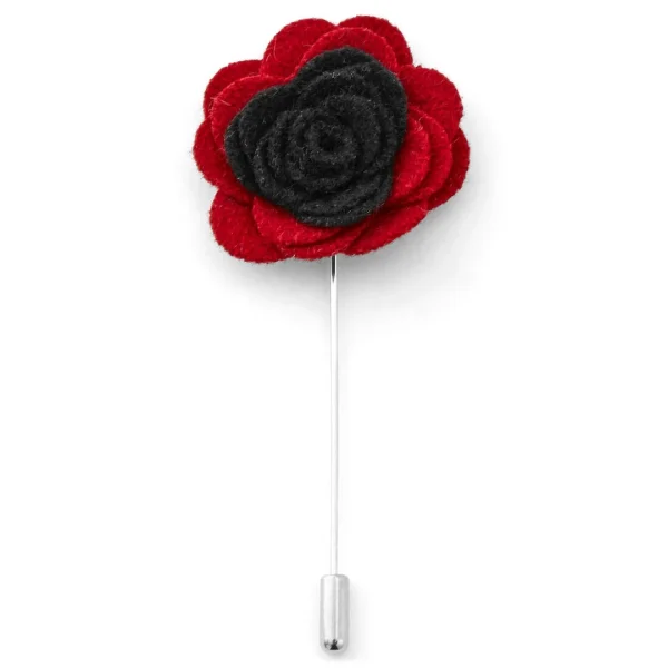 Warren Asher Boutonnière à Fleur « Le Rouge Et Le Noir » 1