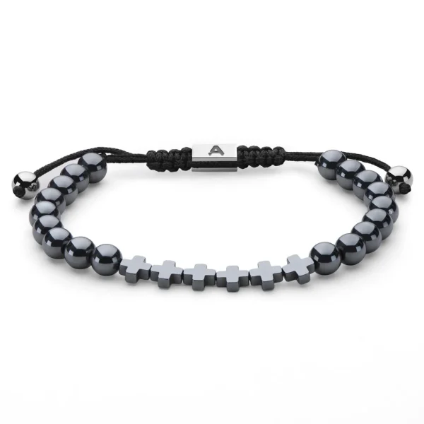 Arkai Bracelet Sanatio De Croix En Hématite 1