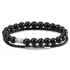 Neshraw Bracelet De Pierres Noires Fario 20