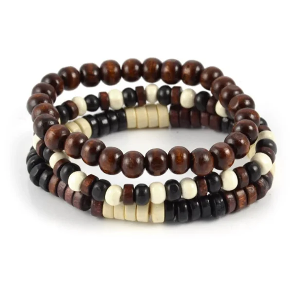 Collin Rowe Bracelet Marron Multiple Charme 1