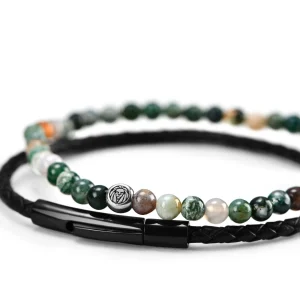 Lucleon Bracelet Multicolore William Pommelé Avec Perle En Argent Massif 11