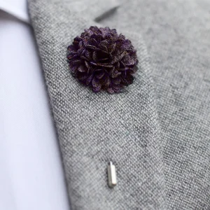 Warren Asher Boutonnière Fleur Lavande 12