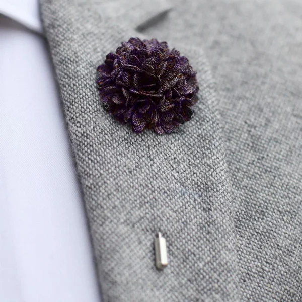 Warren Asher Boutonnière Fleur Lavande 4