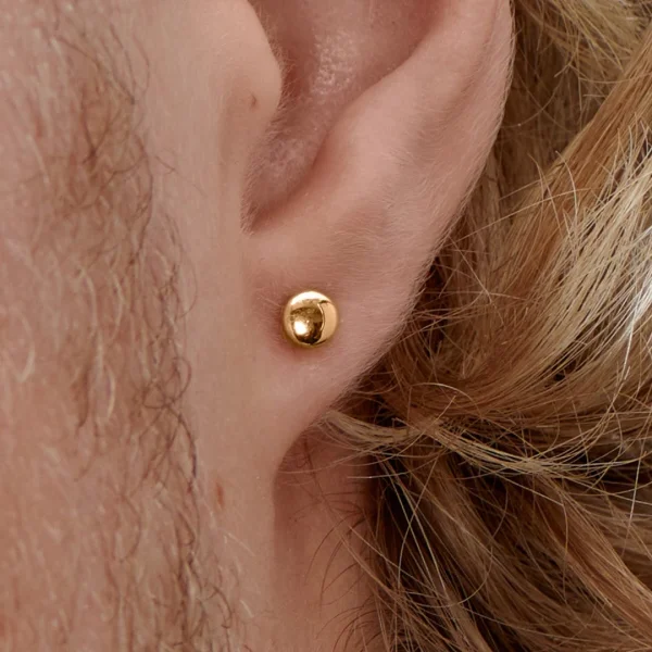 Lucleon Boucle D’oreille « bouton » En Acier Rosegold 4 Mm 6