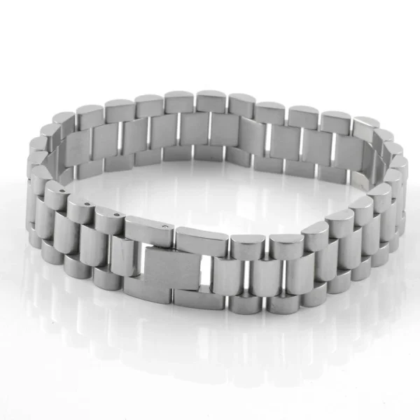 Fort Tempus Bracelet Argenté En Acier Inoxydable  »Mattie » 3