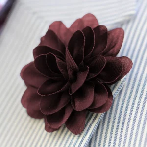 Warren Asher Broche Pour Homme « Le Dahlia Noir » 14