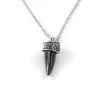 Fort Tempus Pendentif Croc Noir 22