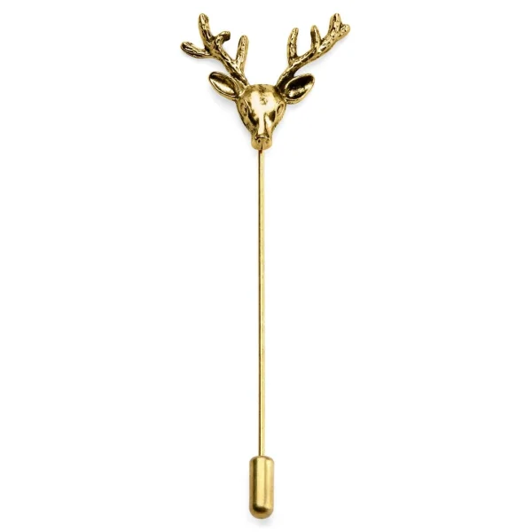 Warren Asher Boutonnière Cerf Doré 1