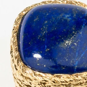 AURELIE BIDERMANN Chevalière Miki Lapis Lazuli 8