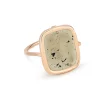 GINETTE NY Bague Antique Pyrite Or Rose 11