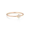 GINETTE NY Bague Mini Star Diamants Or Rose 11