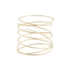 LSONGE Bague Sublime Spirale Or 10