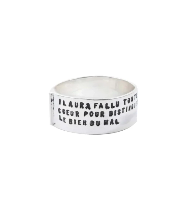 SERGE THORAVAL Bague Intelligence Argent 1