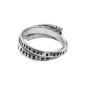 SERGE THORAVAL Bague Frisson Argent 10