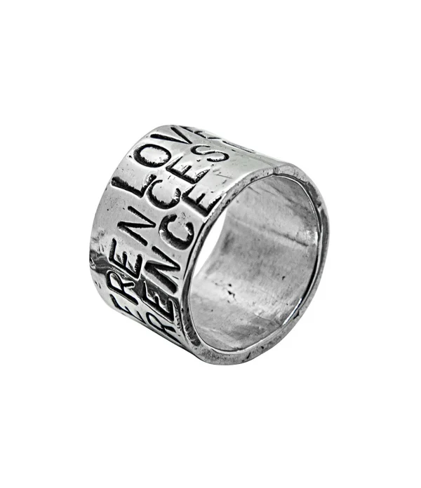 SERGE THORAVAL Bague Love Argent 4