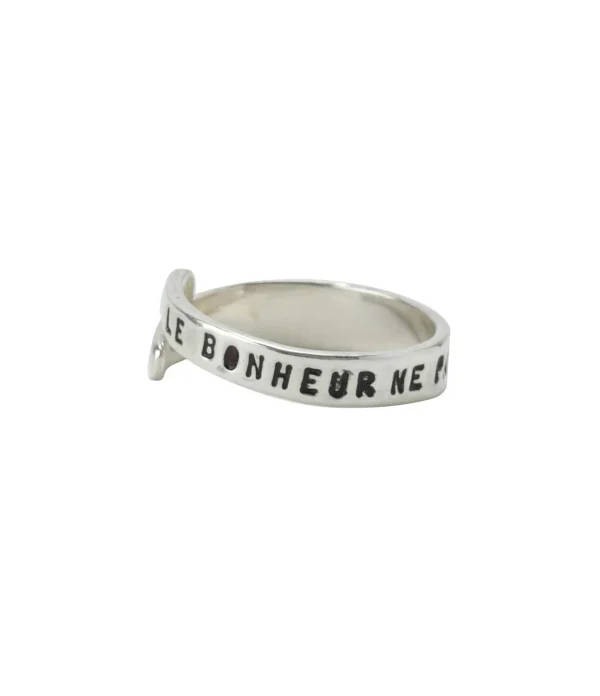 SERGE THORAVAL Bague Bonheur Trenet Argent 1