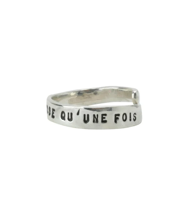 SERGE THORAVAL Bague Bonheur Trenet Argent 5