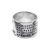 SERGE THORAVAL Bague Large Edmond Rostand Un Baiser Argent 22