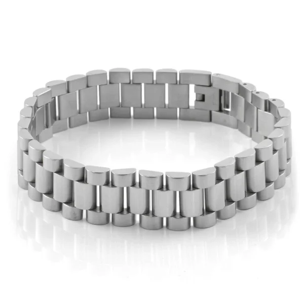 Fort Tempus Bracelet Argenté En Acier Inoxydable  »Mattie » 1