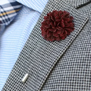 Warren Asher Boutonnière à Fleur Rouge 12