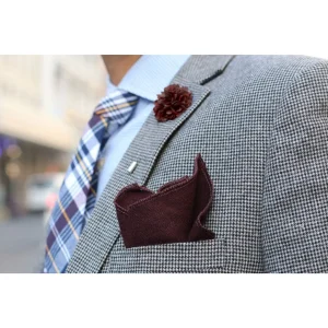 Warren Asher Boutonnière à Fleur Rouge 14