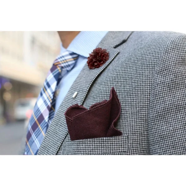 Warren Asher Boutonnière à Fleur Rouge 5